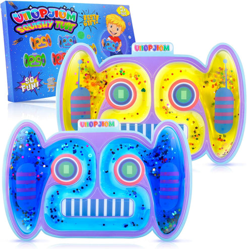 UIIOPJIOM 2PC Autism Sensory Toys Easter Basket Stuffers for Boys, ADHD Autistic