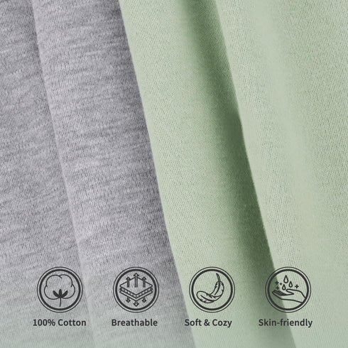 Hengately 6-9 2-Way 100% 2-Pack 0.8 20-27lbs) Transition Swaddle Baby Sleep Sack Months Arms Up Swaddles Arms in/Out