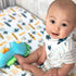 Surf-Themed Muslin Crib Sheet by Bebe au Lait