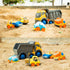 12.2" 2-4, Set 18M+, 2, 3, 4, 5, P&C Toddler Construction Dump Truck Toys for Ages Beach Sand Outdoor Toy Cars Dump
