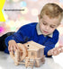 Puzzled 3D Puzzle Water Mill Set - Wood Craft Construction Model Kit, Fun Educational DIY Toy to Build and Paint