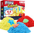 FURWEY 6.6lbs Play Sand,Mixed Packaging of 3-Color Sensory Sand,Suitable for Children to