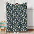 Fairytale Dragons Baby Blanket for Boy Girl Cute Dragons Eggs Moon Stars Trees Swaddle Blanket Dreamy Animal Crib