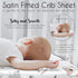 Sweet Jojo Designs Dog Boy Girl Unisex/Gender Neutral Baby Satin Fitted Crib Sheet Infant Newborn Nursery Toddler Bed