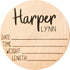Personalized Name Sign, Birth Announcement Sign for Hospital, newborn essentials, Keepsake Baby