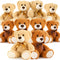 MorisMos 10 Packs Bulk Teddy Bears - Soft Small Plush for Baby Shower Centerpieces