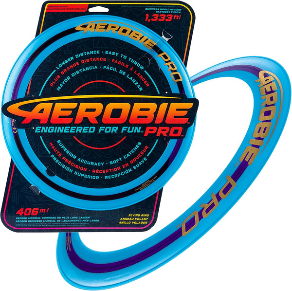 Aerobie Pro Ring Outdoor Toy for Kids, Boys and Girls, All Ages, Colors May Vary