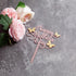 6 pcs Acrylic Cake Topper, Happy Mother's Day Decorative Party Cake Decoration with Rose Gold Butterfly