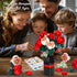 Panigkids Set Set Roses Flower Bouquet Building Kit, Artificial Roses Flower Bouquet Building with Vase, DIY Artificial