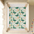 miaozhen 1 Pack 52x28 Cotton Baby Crib Sheets for Boys Girls Comfy Breathable Ghothic Mallard Tarot Style Offwhite