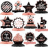 Clabby 12 Pieces Honeycomb Centerpieces Birthday Table Decorations for Women Men Anniversary Party Supplies (Rose Gold,