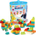 Soft Building Blocks STEM Montessori Toys, Large Construction Block Set with 42 Pieces and Storage for 12-18 Months