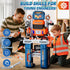Set 68 Set 3-5, Kids Tool Bench with Electric Drill & Work Clothes, PCS Realistic Toddler Tool for Ages STEM Workbench