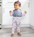 BUSY BABY Silicone Baby Bib for Babies & Toddlers, Pre-Formed Holes for Bungees