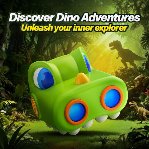 Zmpolir 3-12 Manual,3 4 5 6 7 8 9 10 11 12 Dinosaur Toys for Boys Age Kids Binoculars, Dinosaur Binoculars with Compass