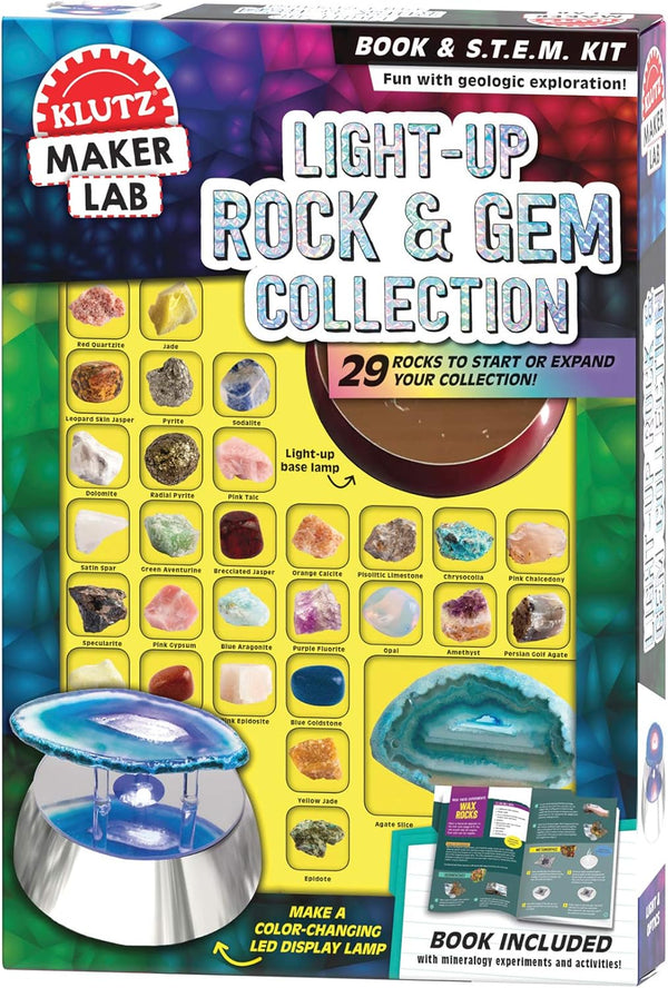 Klutz Light Up Rock & Gem Collection - Maker Lab STEM Kit