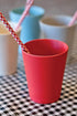 Red Rover Bamboo Kid's Cups Set of 4, Multicolor Bamboo Cups