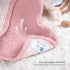 4-Layer 47"x47"(Pink) lulumoon Muslin Baby Blanket for Girls: Soft Cotton Toddler Blanket for Daycare - Reversible