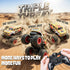 1:20 4-7, 5 6 7 8 9 10 BEZGAR Monster Truck Toys, Remote Control Monster Truck with Dancing Spins, Lights & Music