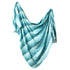Copper Pearl Large Premium Knit Baby Swaddle Receiving Blanket Waves
