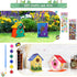 ILHSTY 12 Pack 12 12 (12) Large DIY Bird Houses Kits for Kids, Kids Craft Kits Wood Houses for DIY Crafts Class Party