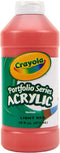 Crayola Portfolio Series Acrylic Paint, 16-Ounce, Light Red