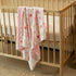 30 40 Inch Floral Baby Blankets for Girls - Super Soft Nursery Minky Blanket, Newborn Baby Blanket with Double Layer