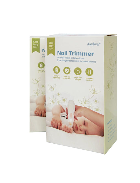 Jaybva Trimmer Baby Nail File Electric Nail - Safe Baby Nail Clippers Cutter for Newborn Children Toddlers Kids