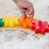 Melissa & Doug Rainbow Caterpillar Gear Toy - 6 Interchangeable Gears for Toddlers and Babies