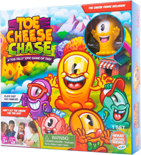 WHAT DO YOU MEME? Toe Cheese Chase - Silly Board Game for Family Game Night