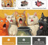 1000-Piece 26.65 19.25 Adult Puzzle - Fun Jigsaw Puzzle for Adults Surprised Cats Oil Painting, Challenging Fun Puzzle
