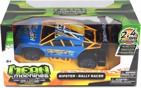 Mean Machines 2.4GHz RC Ripster Rally Racer - Rear Wheel Drive for Drifting Mastery, Colors Will Vary
