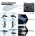 Tipmant Mini RC Nuclear Submarine Toy, Remote Control Electric Dive Fish Water Tank Kids Gifts (Blue)