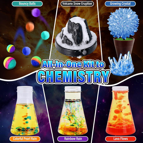 250 Experiments Kits for Kids - Science S.T.E.M Projects Scientific Toys for Boys Girls, Birthday Christmas Gift Ideas,