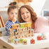 1.73 Inch, 30Pcs SainSmart Jr. Wooden Alphabet Blocks Building Blocks Including Letters, Numbers and Animals