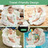 E1F1NN DOT 3-36 Inflatable Baby Seat for Babies Months, Blow Up Floor Chair with Built-in Air Pump & Spine Support