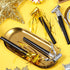 Sumind 36 Pieces Party Blower Noisemakers, Gold and Silver Musical Blowouts for Birthday Supplies