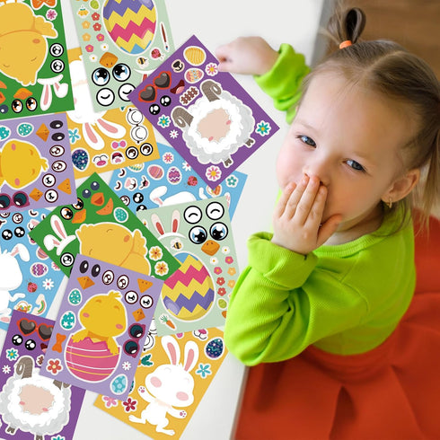 291 DMIGHT Easter Egg Fillers, with Pcs Small Toys Prizes Bulk Easter Gift for Kids, Easter Egg Hunt Easter Basket