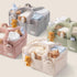 Sweety Fox Baby Diaper Caddy Organizer with Handle - Portable Sherpa Nursery Basket - Car Diaper Organizer, Cleaning