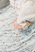 Trout Pattern Large Baby Swaddle Blanket - Premium Knit Receiving Blanket