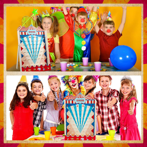 Fulmoon Disk Drop Game with 8 Disks, Circus Carnival Family Board Game for Birthday Party Activities