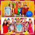 Fulmoon Disk Drop Game with 8 Disks, Circus Carnival Family Board Game for Birthday Party Activities