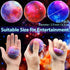 96 Pack 2 Inch Galaxy Stress Balls Bulk for Kids Adults Space Squeeze Anxiety Fidget Sensory Balls Children Outer Space