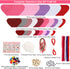 Valentine's Day Crafts for Kids - 361PCS DIY Heart Craft Set, 108 Hearts, 50 Googly Eyes, 60 Pom Poms, Craft Supplies