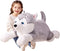 IKASA Giant Husky Stuffed Animal Plush Toy - 30" Large Dog Puppy, Cute Jumbo Soft Fluffy Plushie, Gifts for Kids