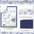 Hahafelt 3 Set Set Pcs Baby Crib Bedding Under The Sea Ocean Nursery Nautical Crib Includes Ocean Quilt, Fitted Sheet