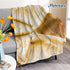 Mellowora 50"x40" Breakfast Butter Pancakes Blanket, Funny Realistic Food Dessert Throw Blanket for Kids, Cheese Plush