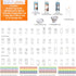 648 Set, 52-Bookmarks, 3 COIPLAY Color Blocks Watercolor Paint Brushes, Silicone Cup, Meow/Bark Coloring Books, for All