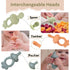 Set 3 4+ Baby Fruit Feeder BPA-Free Silicone Fresh Food Feeder with Replacement Teats, Teething Feeder for Fruits