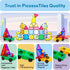 2pcs 3 PT21 PicassoTiles Magnetic Tiles Expansion Car Truck Building Blocks Compatible with regular bricks, Kids Magnet